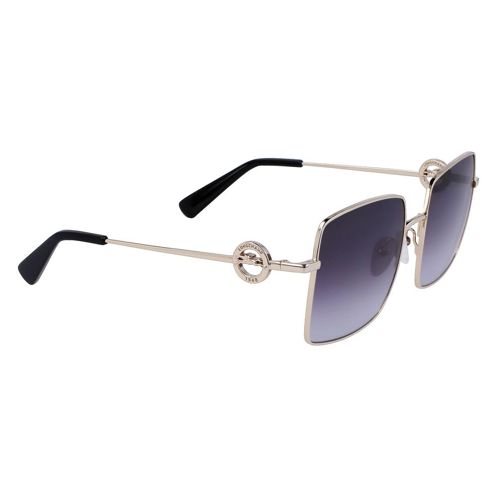 Longchamp Gold Metal Women's Sunglasses