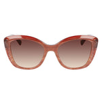 Longchamp Red Acetate Women's Sunglasses