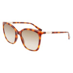 Longchamp Brown Injected Women's Sunglasses