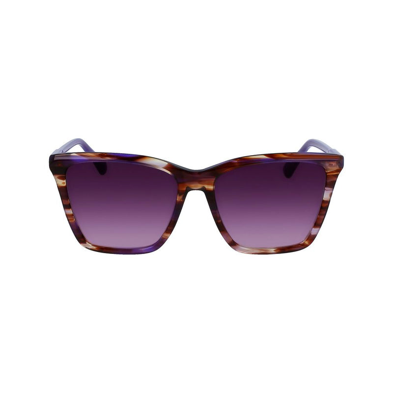 Longchamp Purple Acetate Women's Sunglasses