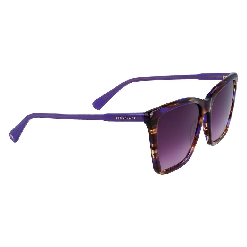 Longchamp Purple Acetate Women's Sunglasses