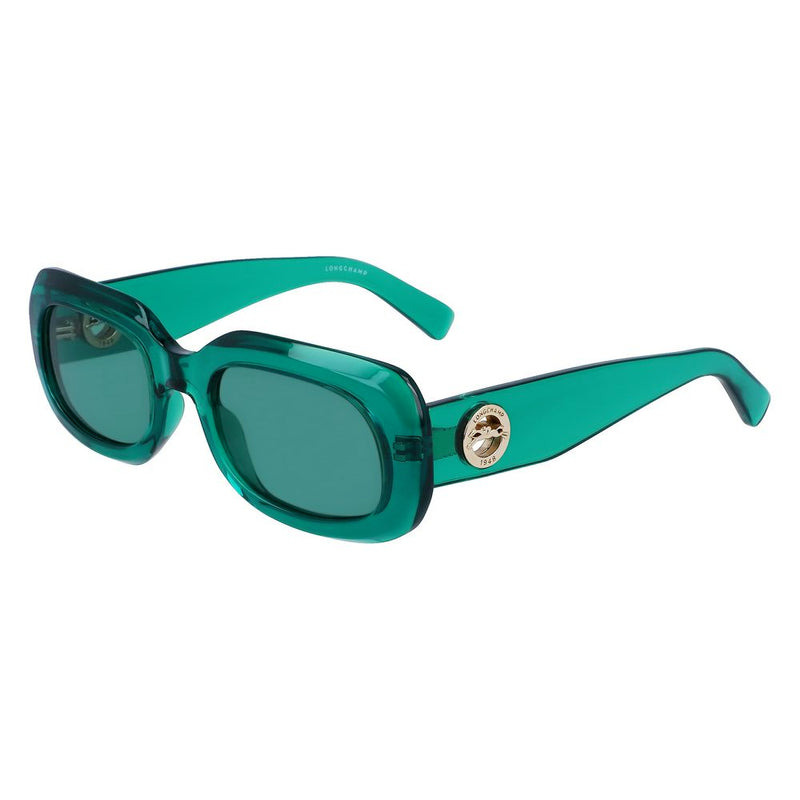 Longchamp Green Injected Women's Sunglasses