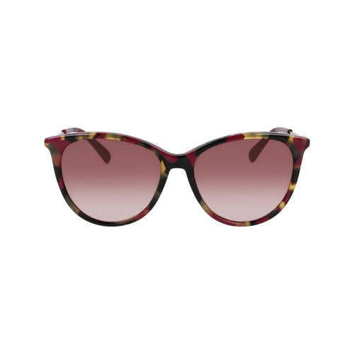 Longchamp Red Acetate Women's Sunglasses