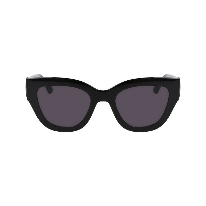 Longchamp Black Injected Women's Sunglasses