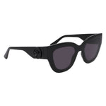 Longchamp Black Injected Women's Sunglasses