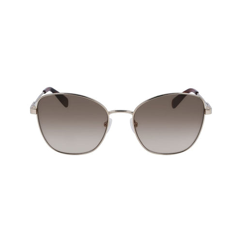 Longchamp Gold Metal Women's Sunglasses