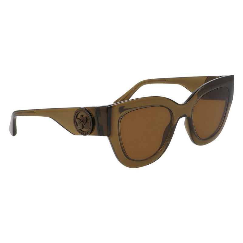 Longchamp Brown Injected Women's Sunglasses