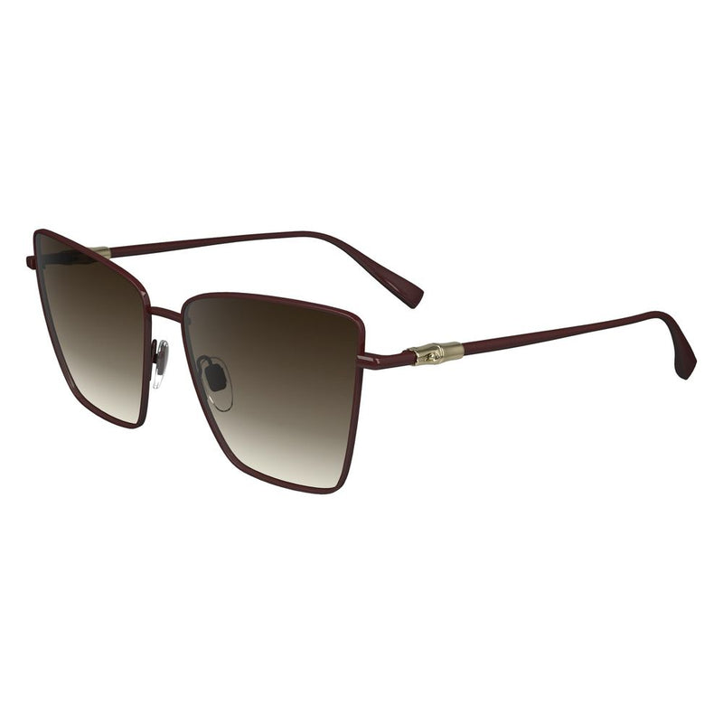 Longchamp Red Metal Women's Sunglasses