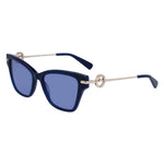 Longchamp Blue Acetate Women's Sunglasses