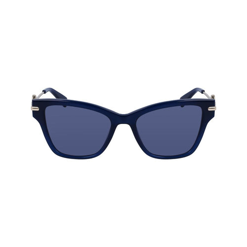 Longchamp Blue Acetate Women's Sunglasses