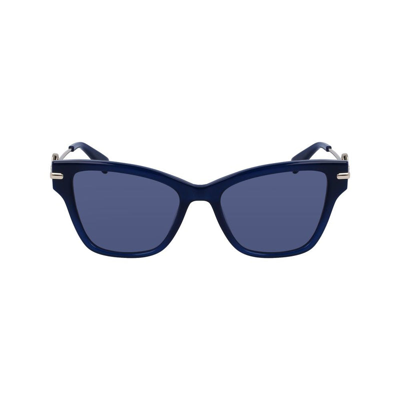 Longchamp Blue Acetate Women's Sunglasses