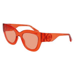 Longchamp Orange Injected Women's Sunglasses