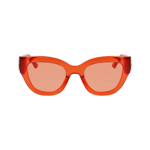 Longchamp Orange Injected Women's Sunglasses