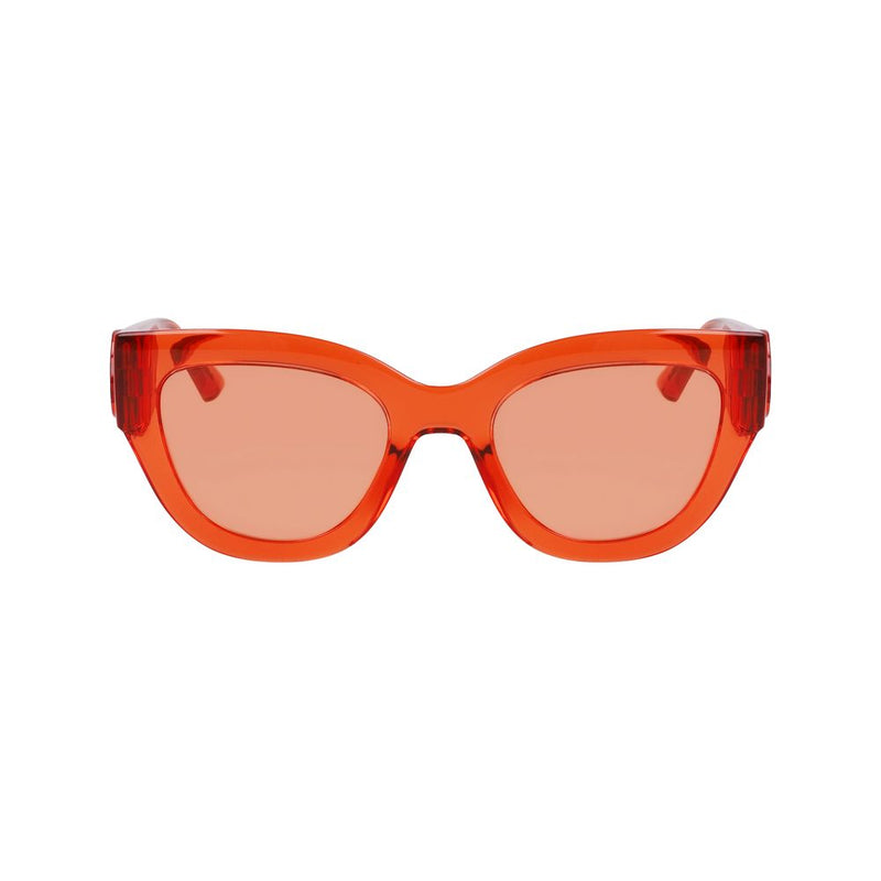 Longchamp Orange Injected Women's Sunglasses