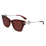 Longchamp Brown Acetate Women's Sunglasses