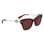 Longchamp Brown Acetate Women's Sunglasses