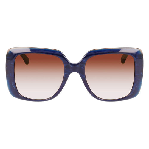 Longchamp Blue Acetate Women's Sunglasses