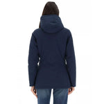 Yes Zee Blue Nylon Jackets & Women's Coat