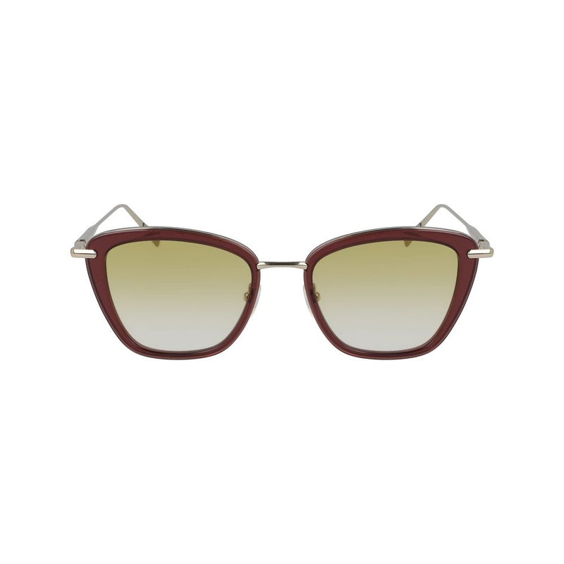 Longchamp Red Metal Women's Sunglasses