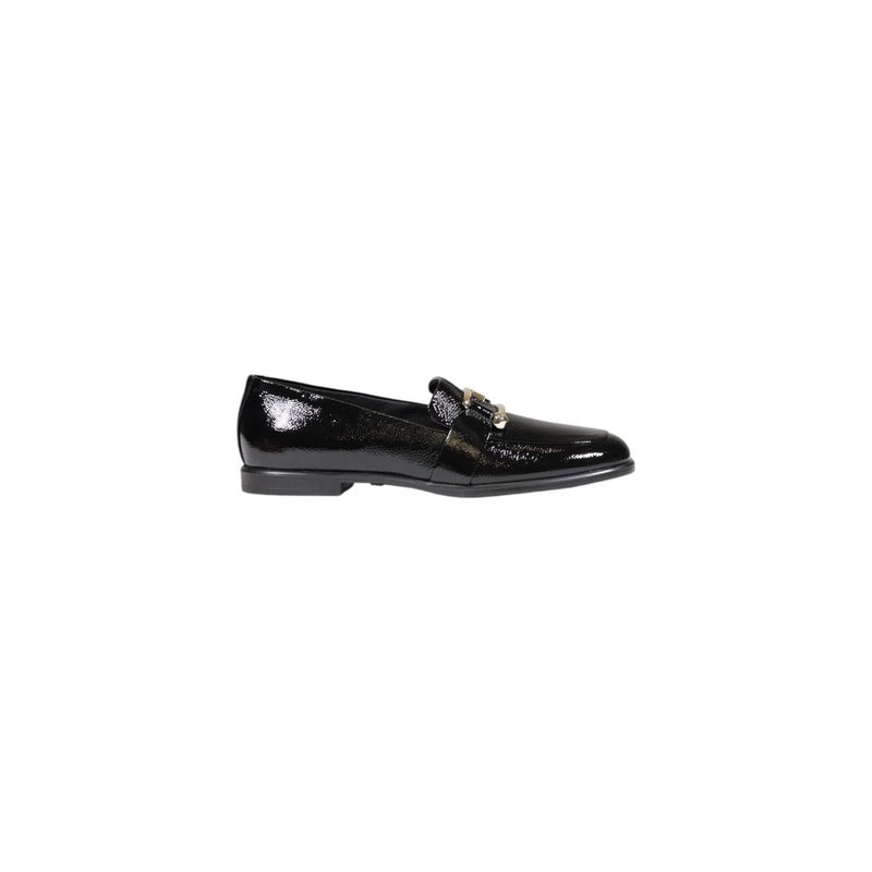 Furla Black Leather Flat Women's Shoe