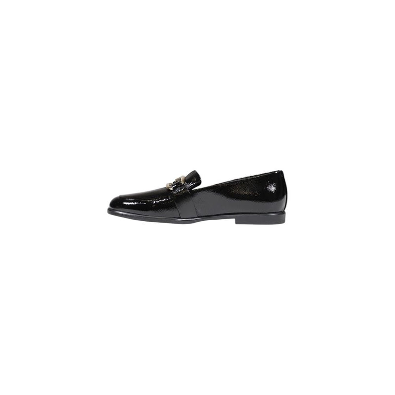 Furla Black Leather Flat Women's Shoe