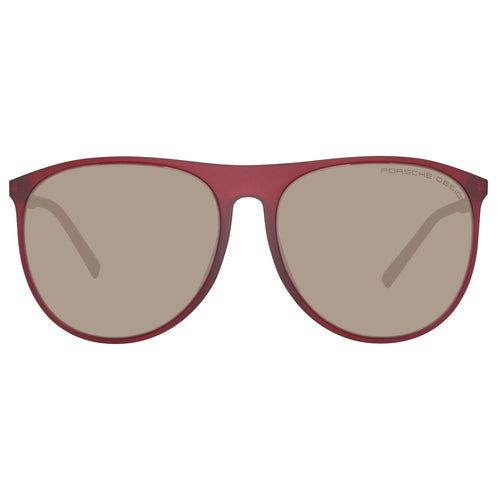 Porsche Design Burgundy Unisex  Sunglasses