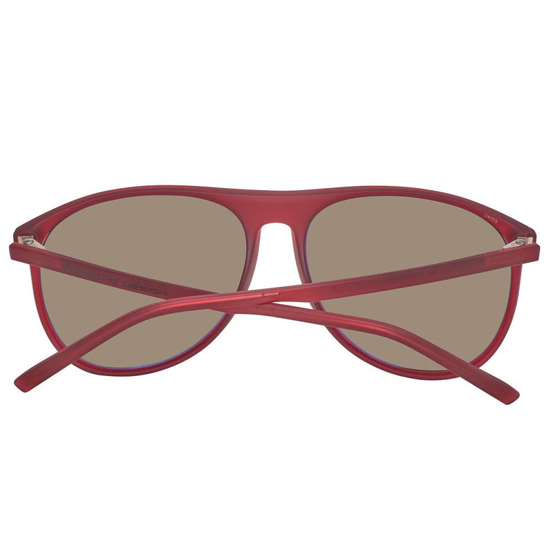 Porsche Design Burgundy Unisex  Sunglasses