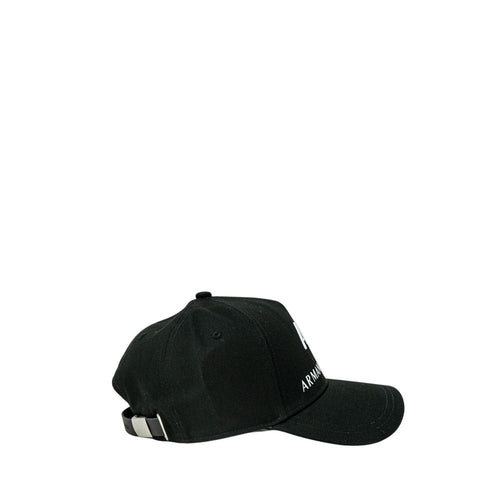 Armani Exchange Black Cotton Hats & Men's Cap