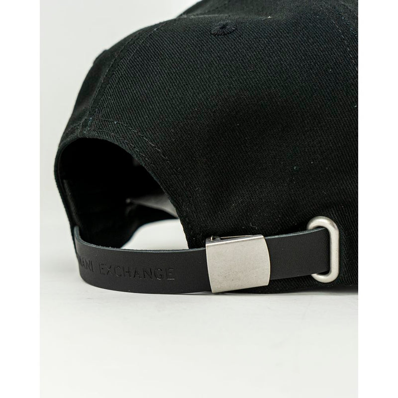 Armani Exchange Black Cotton Hats & Men's Cap