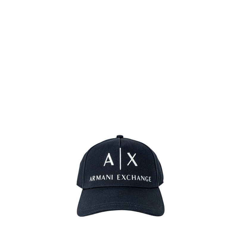 Armani Exchange Blue Cotton Hats & Men's Cap