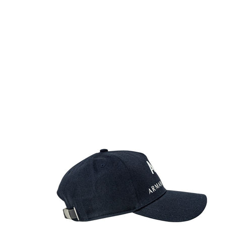 Armani Exchange Blue Cotton Hats & Men's Cap