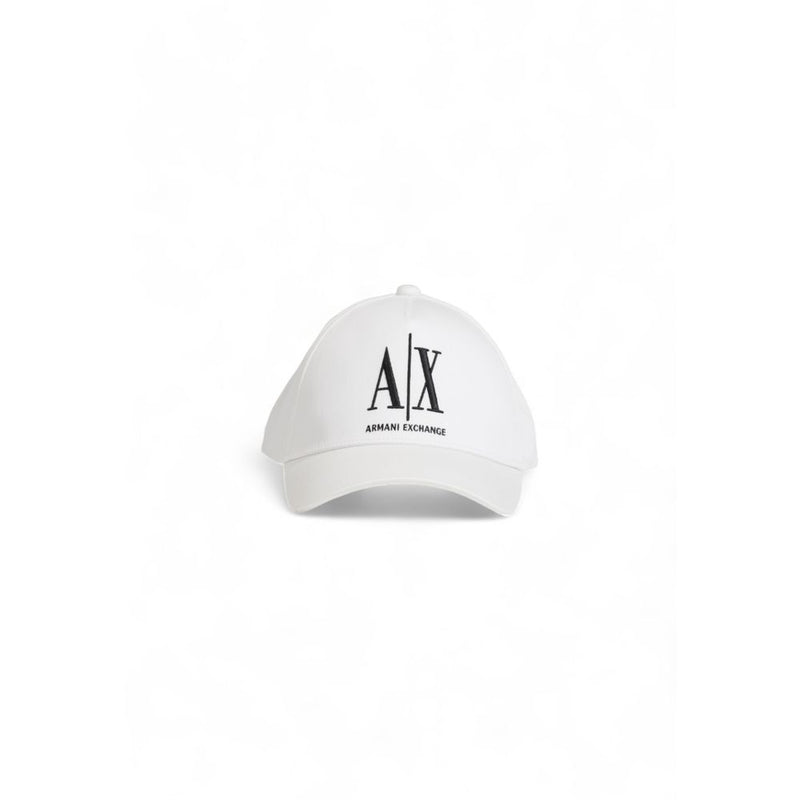 Armani Exchange White Cotton Hats & Men's Cap