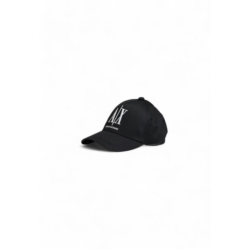 Armani Exchange Black Cotton Hats & Men's Cap