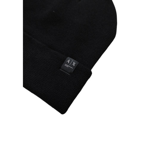 Armani Exchange Black Polyester Hats & Men's Cap