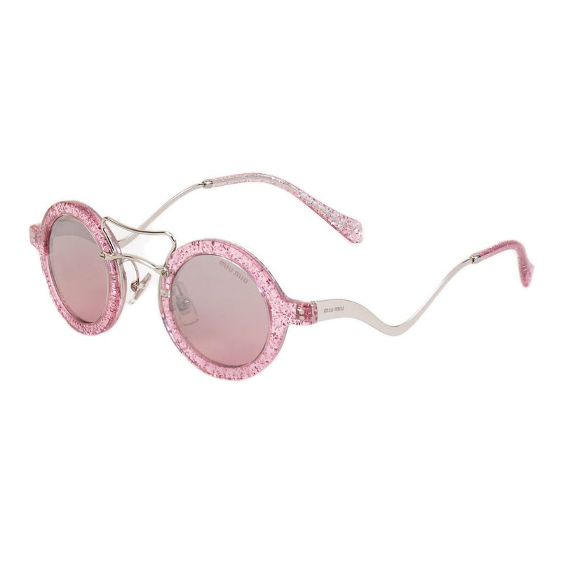 Miu Miu Gray Metal Women's Sunglasses