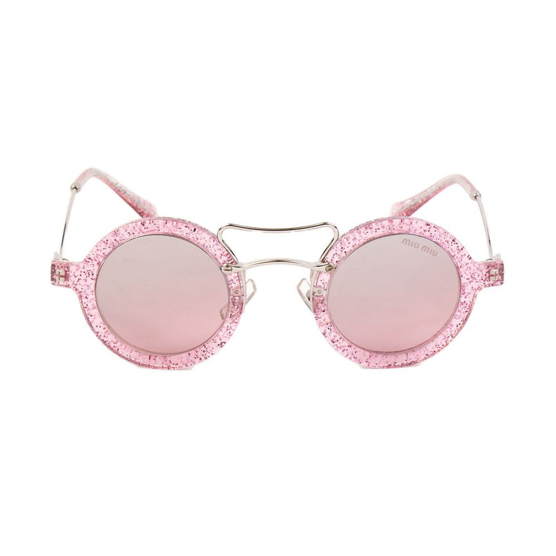 Miu Miu Gray Metal Women's Sunglasses