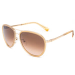 Nina Ricci Gold Acetate Women's Sunglasses