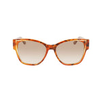 Karl Lagerfeld Orange Acetate Women's Sunglasses