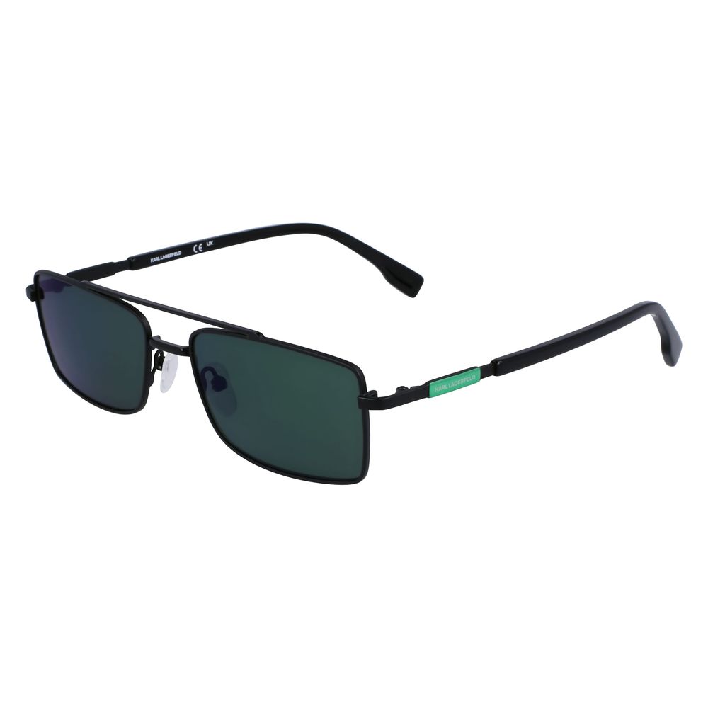 Karl Lagerfeld Black Metal Men's Sunglasses