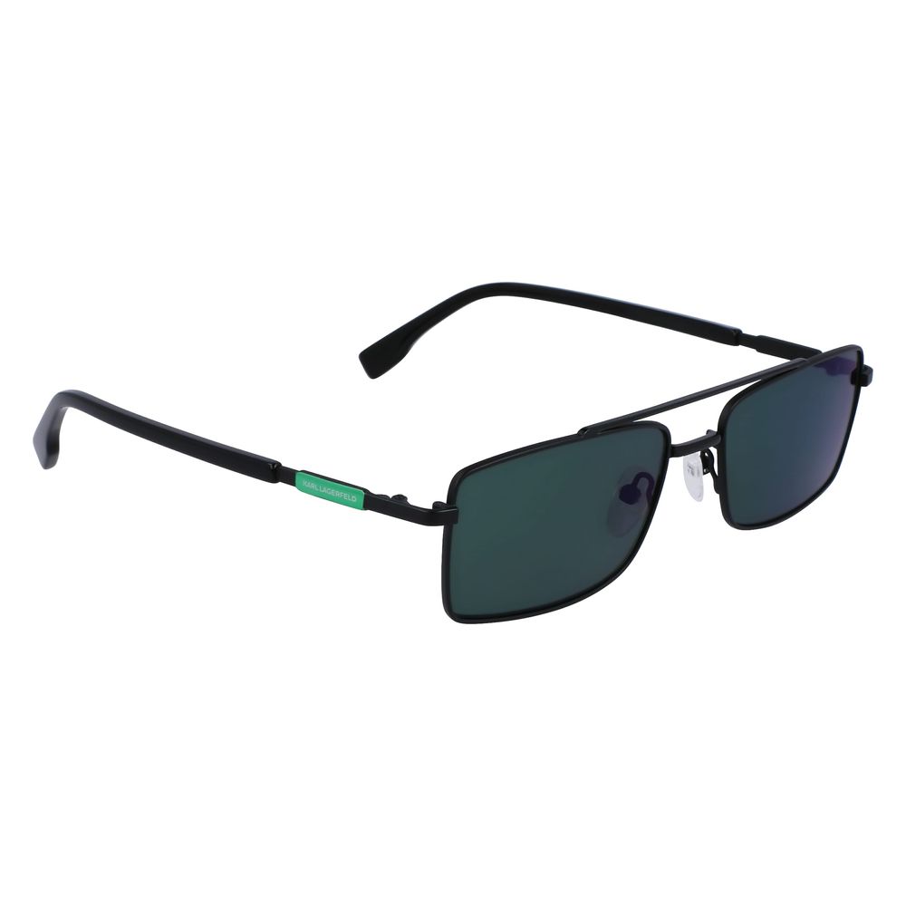 Karl Lagerfeld Black Metal Men's Sunglasses