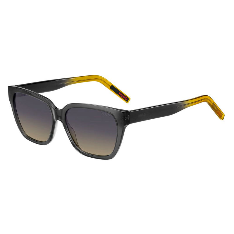 Hugo Boss Gray Acetate Women's Sunglasses