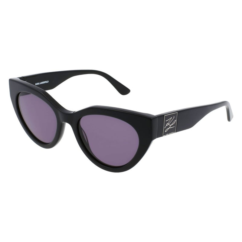 Karl Lagerfeld Black Acetate Women's Sunglasses