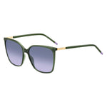 Hugo Boss Green Resin Women's Sunglasses