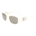 Karl Lagerfeld White Injected Women's Sunglasses