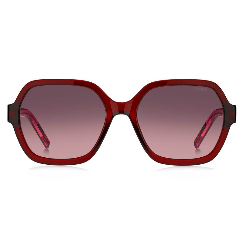 Hugo Boss Red Acetate Women's Sunglasses