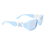 Karl Lagerfeld Blue Injected Women's Sunglasses