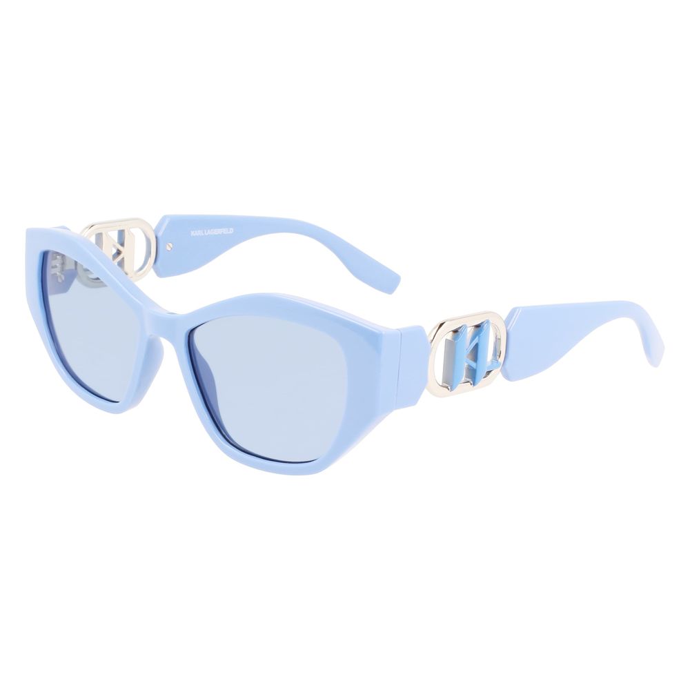 Karl Lagerfeld Blue Injected Women's Sunglasses