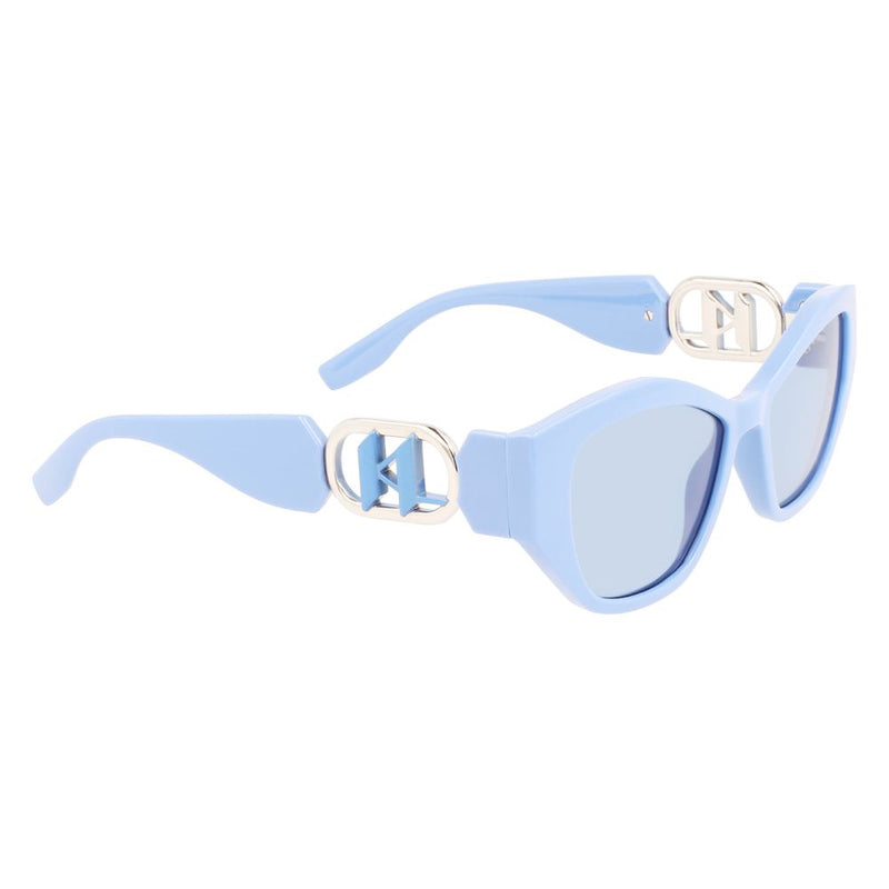 Karl Lagerfeld Blue Injected Women's Sunglasses