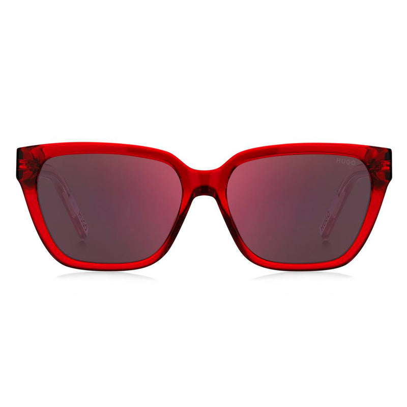 Hugo Boss Red Acetate Women's Sunglasses