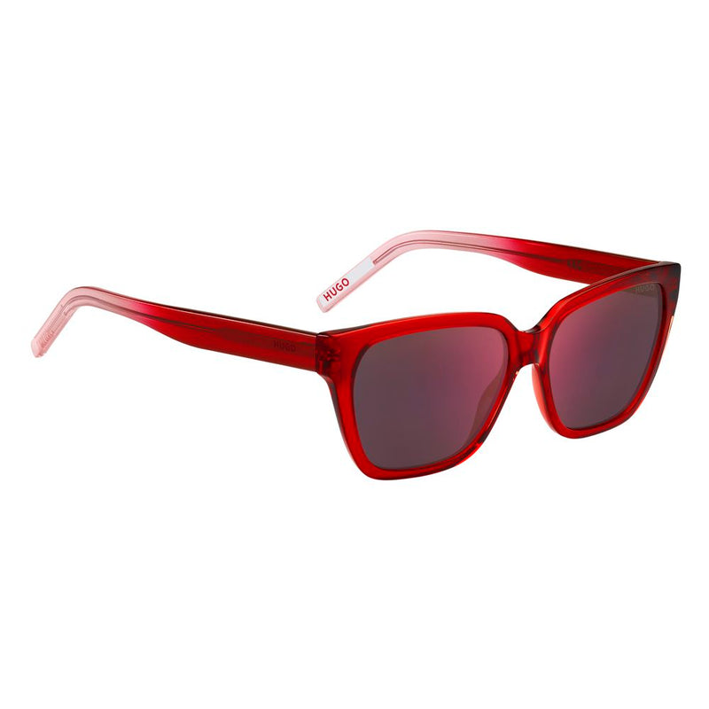 Hugo Boss Red Acetate Women's Sunglasses